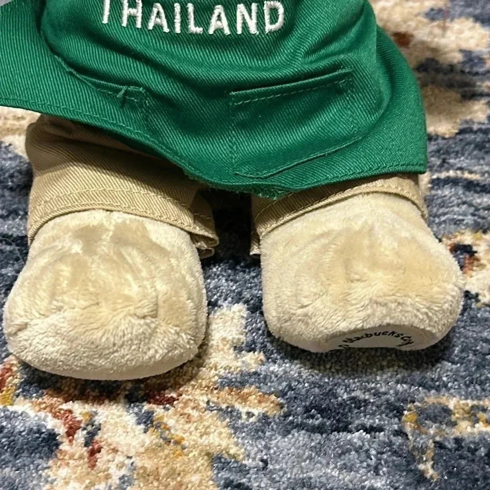 2017 thailand starbucks bearista teddy bear with green starbucks apron - Picture 4 of 8
